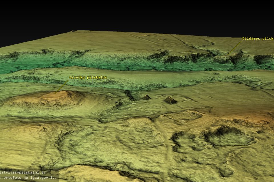 Diždāme and Aizvīķu hillforts